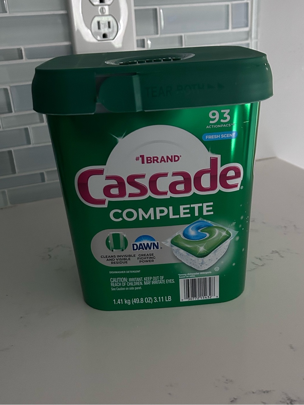 Cascade Complete Dishwasher Pods NWT